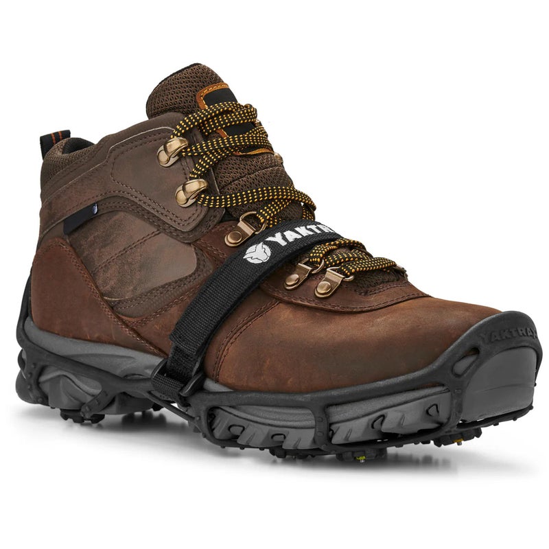 Yaktrax مسامير ياكتركس للمشي على الجليد والثلج (زوج واحد) ، كبير / كبير جداً (حجم الحذاء: نساء 9.5+/رجال 8-12) ، أسود - Image 2